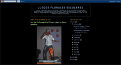 Desktop Screenshot of juegosfloralesescolares.blogspot.com