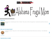 Tablet Screenshot of alabamafrugalmom.blogspot.com