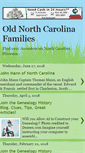 Mobile Screenshot of oldnorthcarolinafamilies.blogspot.com