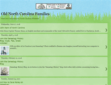 Tablet Screenshot of oldnorthcarolinafamilies.blogspot.com