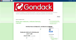 Desktop Screenshot of gondack.blogspot.com