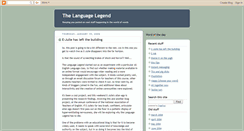 Desktop Screenshot of languagelegend.blogspot.com