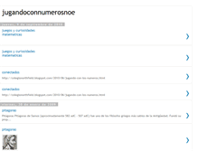 Tablet Screenshot of jugandoconnumerosnoe.blogspot.com