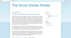 Desktop Screenshot of hannah-thedinnerdiaries.blogspot.com