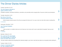 Tablet Screenshot of hannah-thedinnerdiaries.blogspot.com