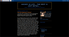 Desktop Screenshot of eatsleephockey247.blogspot.com