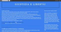 Desktop Screenshot of giustizialiberta.blogspot.com