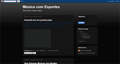 Desktop Screenshot of musicacomesportes.blogspot.com