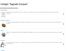 Tablet Screenshot of colegio-sagrado.blogspot.com