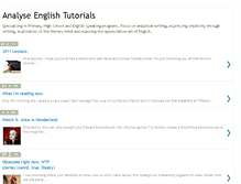 Tablet Screenshot of analyse-english.blogspot.com