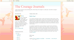 Desktop Screenshot of couragejournals.blogspot.com