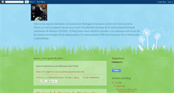 Desktop Screenshot of cienciasdelatierra-biologia.blogspot.com
