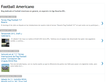 Tablet Screenshot of football-americano.blogspot.com