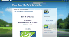 Desktop Screenshot of oasisresortcamboinhas.blogspot.com