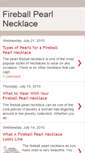 Mobile Screenshot of fireballpearlnecklace.blogspot.com