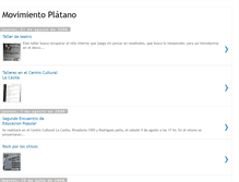Tablet Screenshot of movimientoplatano.blogspot.com
