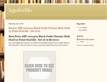 Tablet Screenshot of legoforlife.blogspot.com