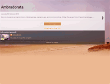 Tablet Screenshot of ambradorata.blogspot.com