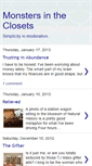 Mobile Screenshot of monstersintheclosets.blogspot.com