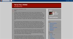 Desktop Screenshot of failatfullpower.blogspot.com