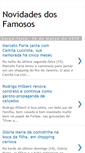 Mobile Screenshot of novidadesdosfamososmix.blogspot.com