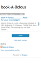 Mobile Screenshot of bookalicious08.blogspot.com