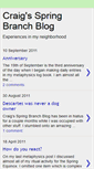Mobile Screenshot of craigsspringbranchblog.blogspot.com