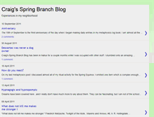 Tablet Screenshot of craigsspringbranchblog.blogspot.com