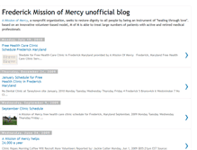 Tablet Screenshot of frederickmissionofmercy.blogspot.com