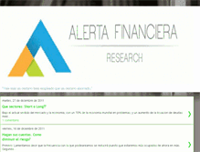 Tablet Screenshot of alerta-financiera.blogspot.com