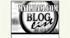 Desktop Screenshot of myilham-bloglist.blogspot.com