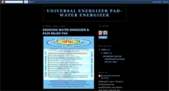 Desktop Screenshot of energizer-pad.blogspot.com