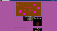 Desktop Screenshot of pinkbasementdweller.blogspot.com