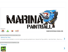 Tablet Screenshot of marinapaintball.blogspot.com