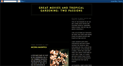 Desktop Screenshot of greatmoviestropicalgardening.blogspot.com