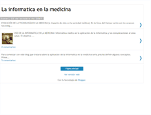 Tablet Screenshot of informaticaenlamedicina.blogspot.com