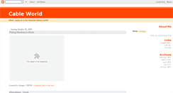 Desktop Screenshot of cableworld.blogspot.com