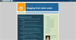 Desktop Screenshot of bloggingfromdownunder.blogspot.com