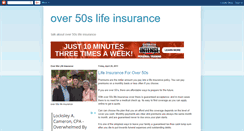 Desktop Screenshot of over50slifeinsurance.blogspot.com