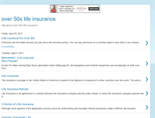 Tablet Screenshot of over50slifeinsurance.blogspot.com