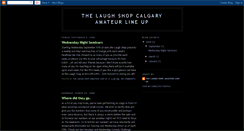 Desktop Screenshot of calgarylaughshop.blogspot.com