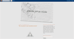 Desktop Screenshot of graciasxsuvisitarq.blogspot.com