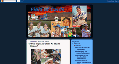Desktop Screenshot of fieldofcards.blogspot.com