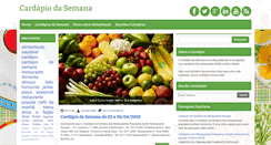 Desktop Screenshot of cardapiodasemana.blogspot.com