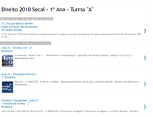 Tablet Screenshot of direitosecal2010.blogspot.com