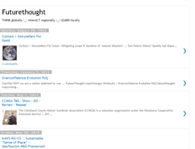 Tablet Screenshot of futurthought.blogspot.com