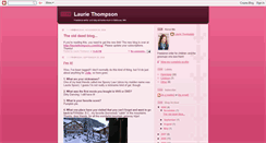 Desktop Screenshot of lauriethompson.blogspot.com