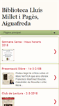 Mobile Screenshot of biblioaiguafreda.blogspot.com