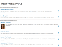 Tablet Screenshot of english1001interviews.blogspot.com