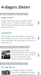 Mobile Screenshot of 4dagarsdieten.blogspot.com
